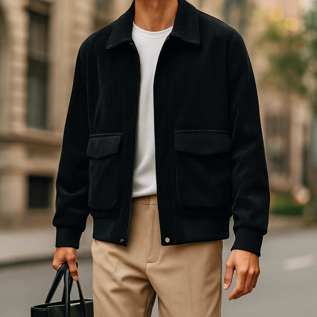 Virgil | Chaqueta de algodón de pana para otoño