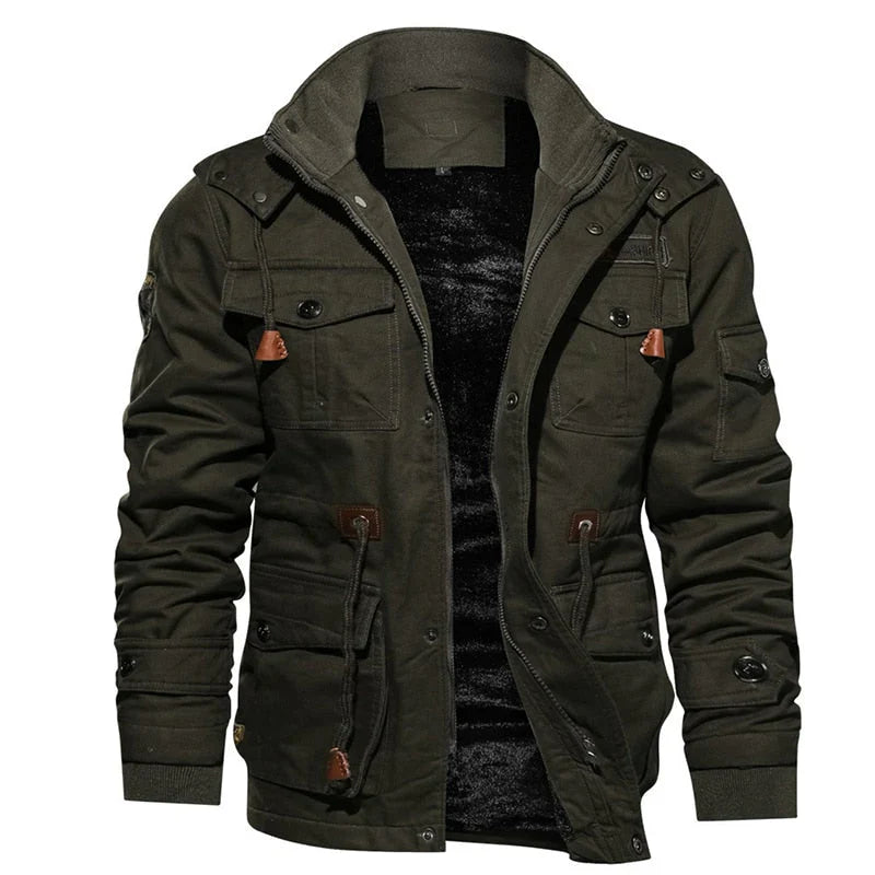 Logan™ | Chaqueta de estilo militar con forro cálido