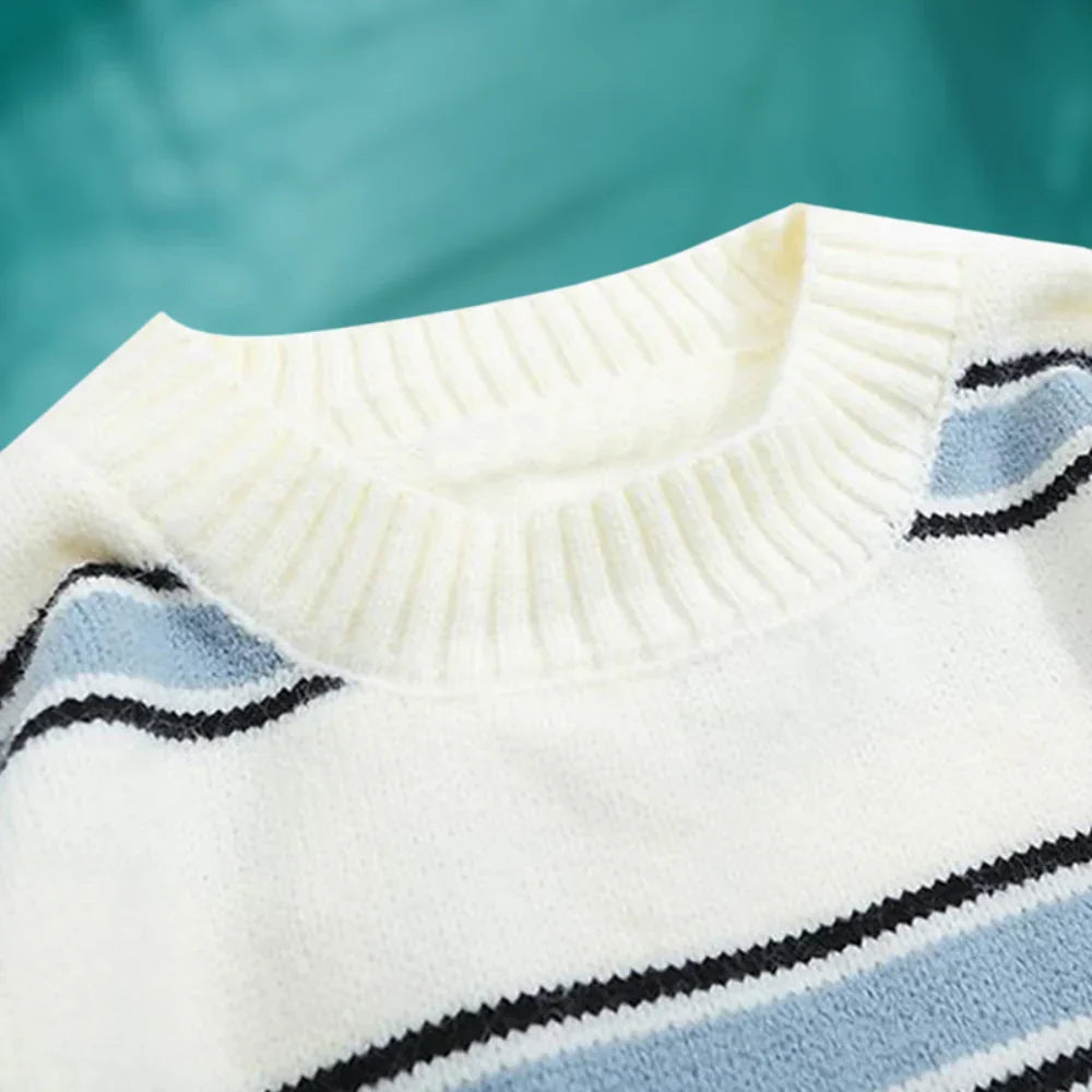 Katherine | Jersey a Rayas en Lana de Cachemira