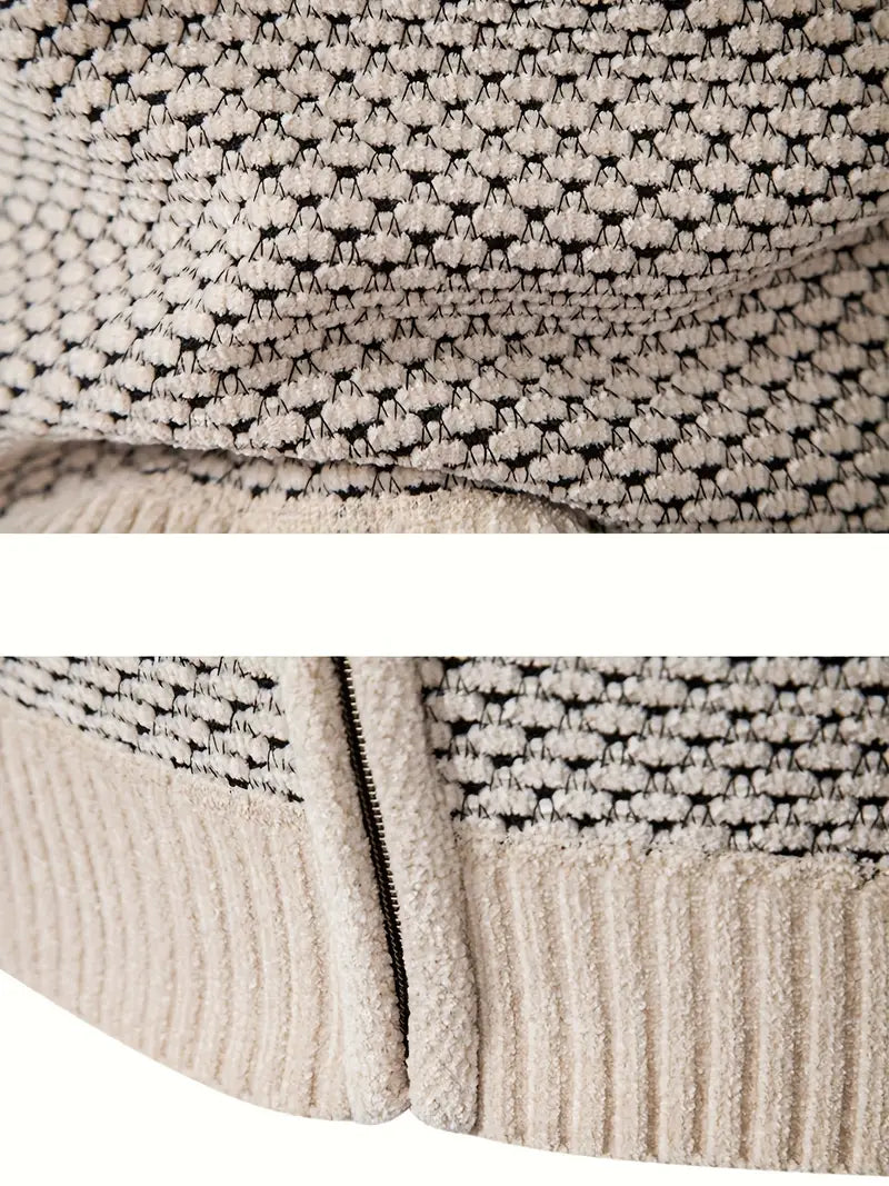 Josep | Cárdigan de cachemira con capucha