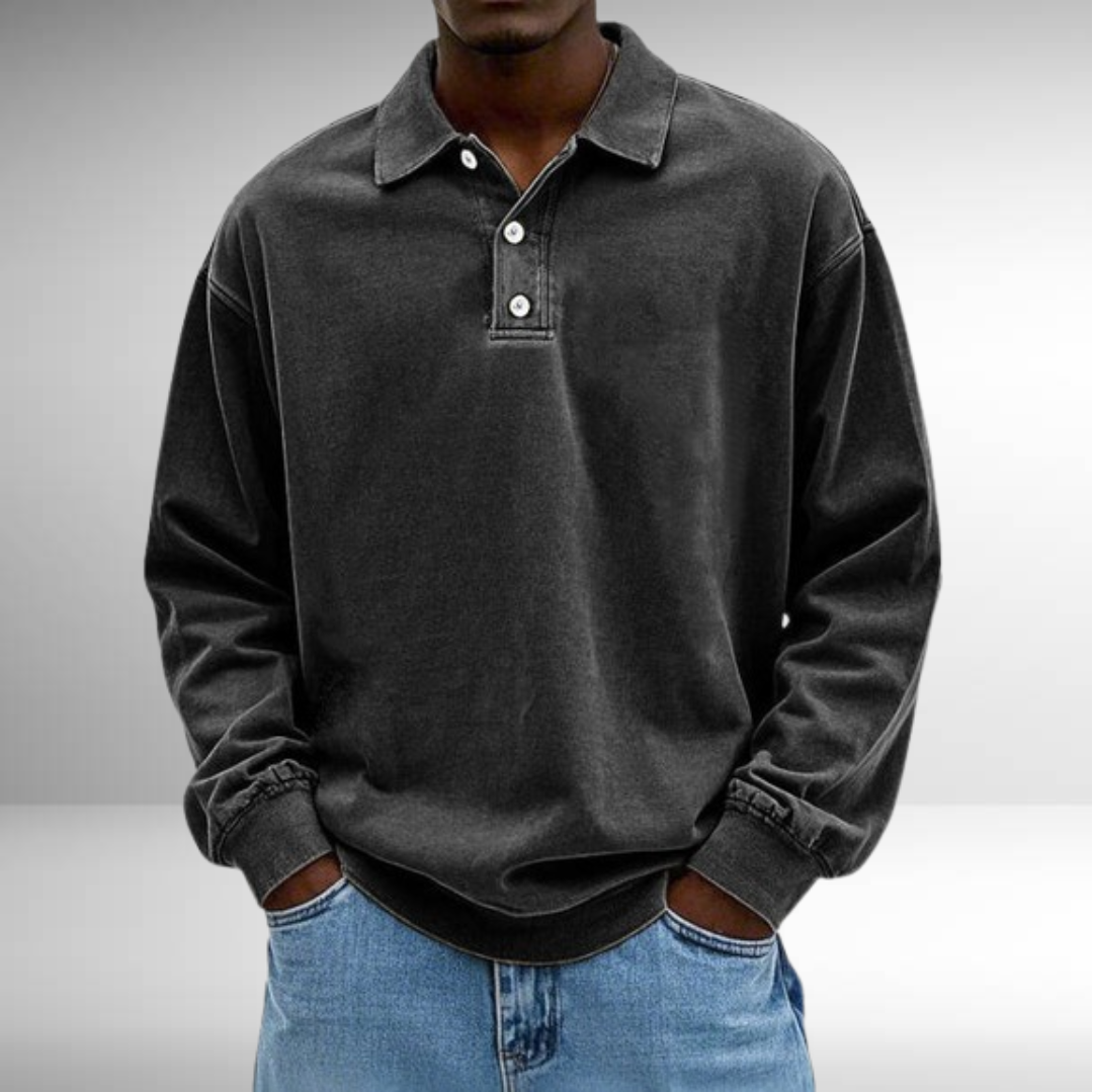 Pack de 4 Polos Casuales de Manga Larga - Arnaud™