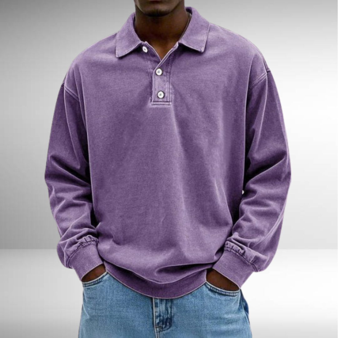 Pack de 4 Polos Casuales de Manga Larga - Arnaud™