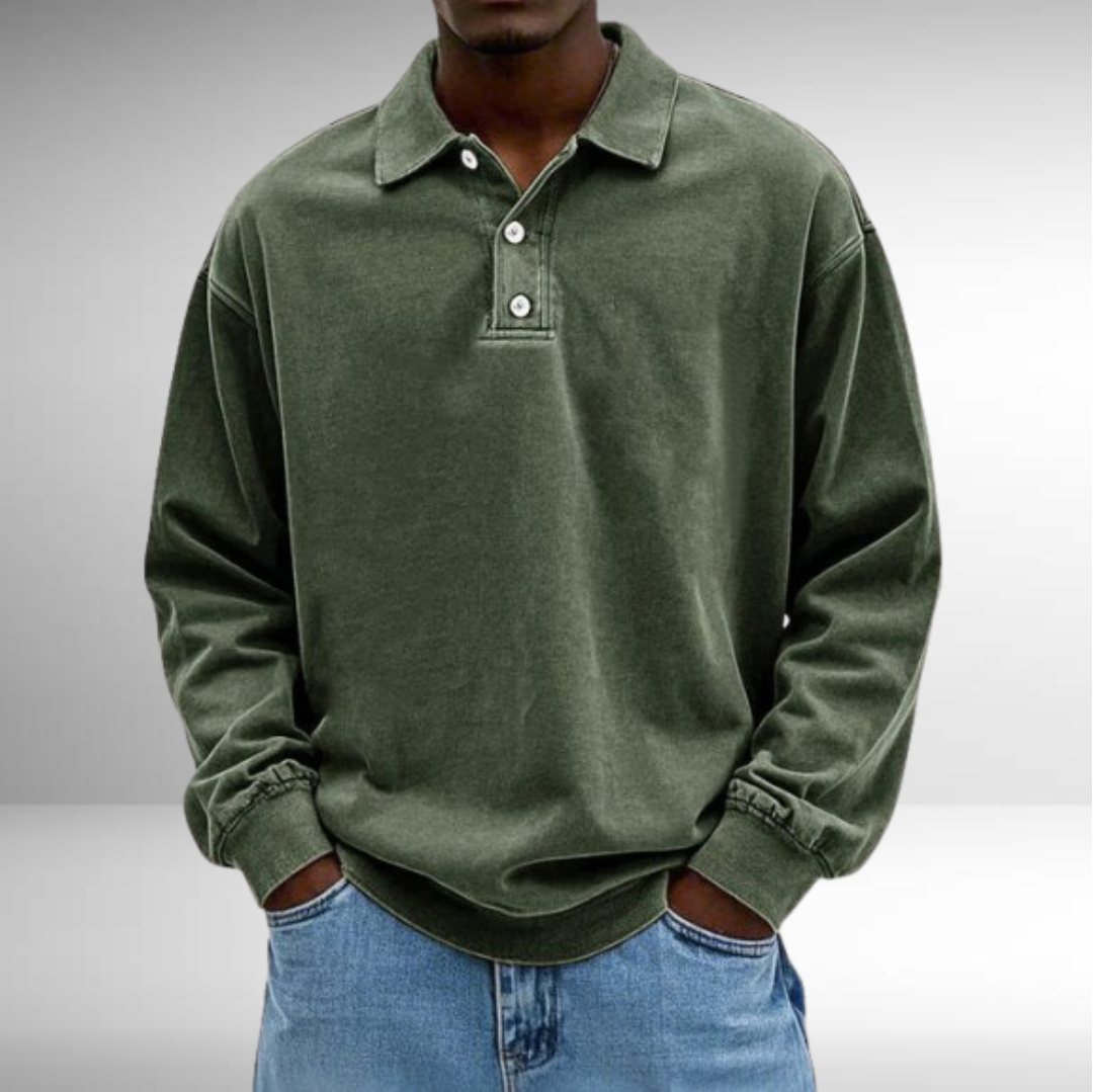 Pack de 4 Polos Casuales de Manga Larga - Arnaud™