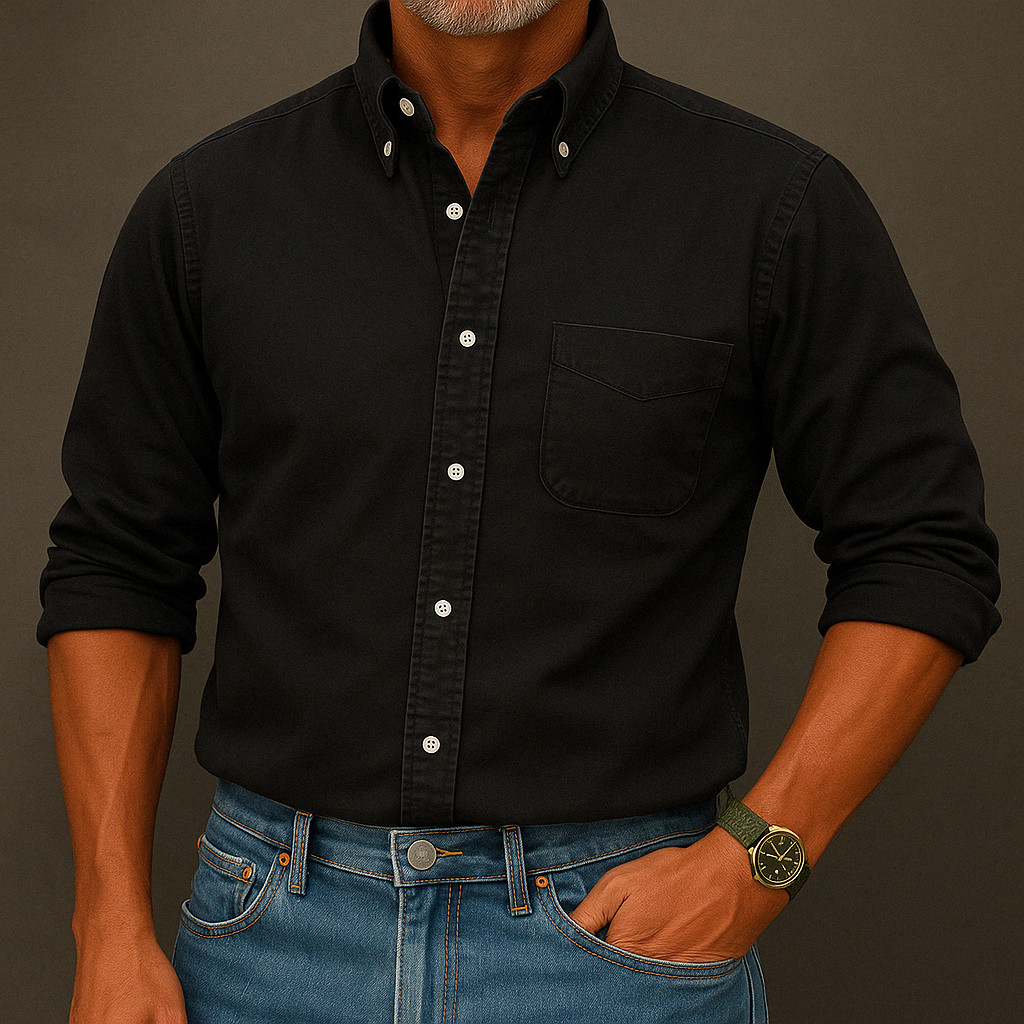 Roberto™ Camisa Clásica de Manga Larga