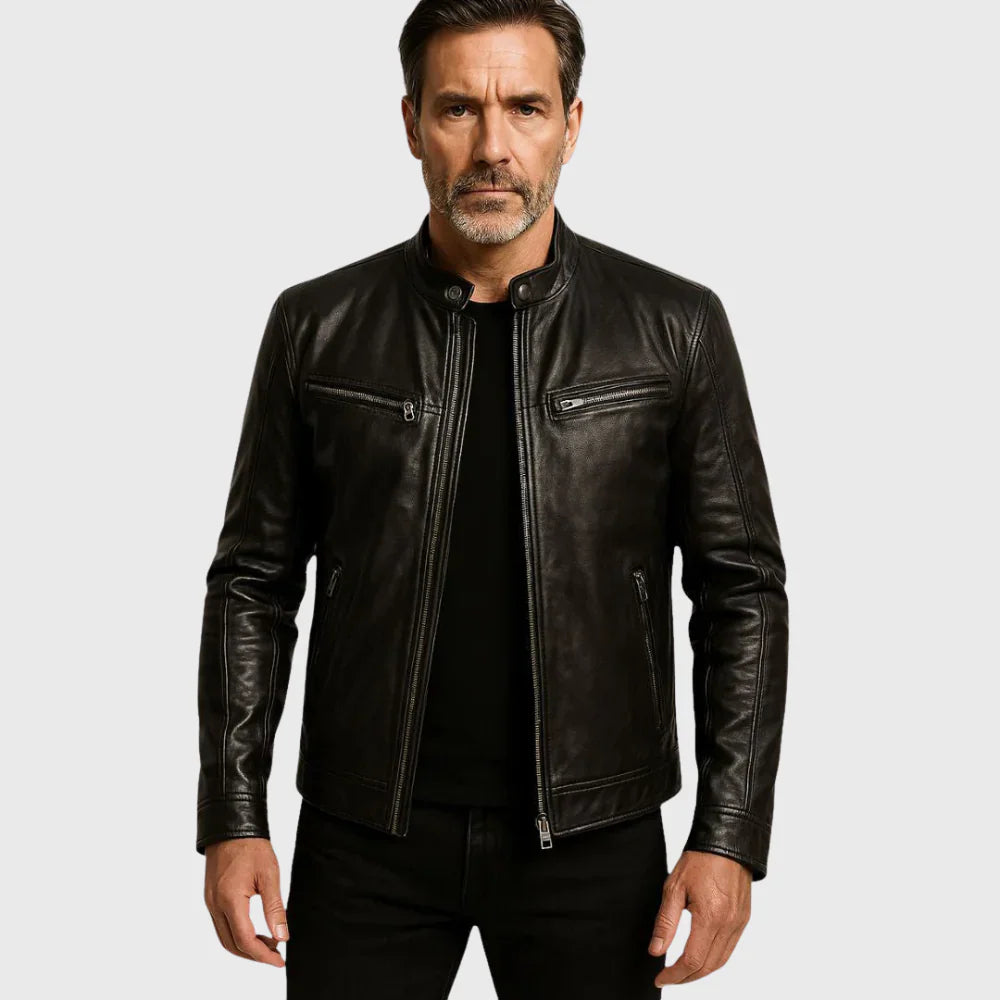 Genesio | Chaqueta de piel para hombre