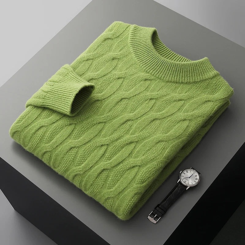 Adriano Vito | Men's 100% Cashmere Knitted Sweater