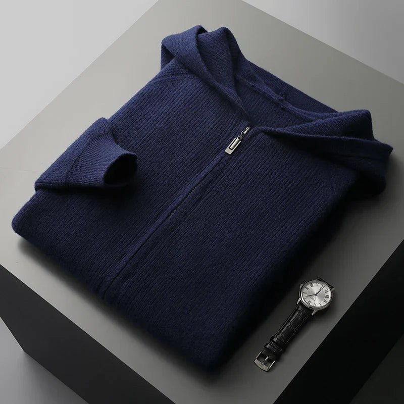 Luciano Greco | Wool Zip Hoodie