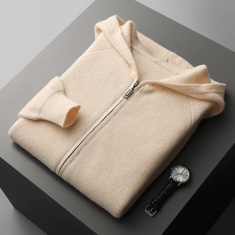 Luciano Greco | Wool Zip Hoodie