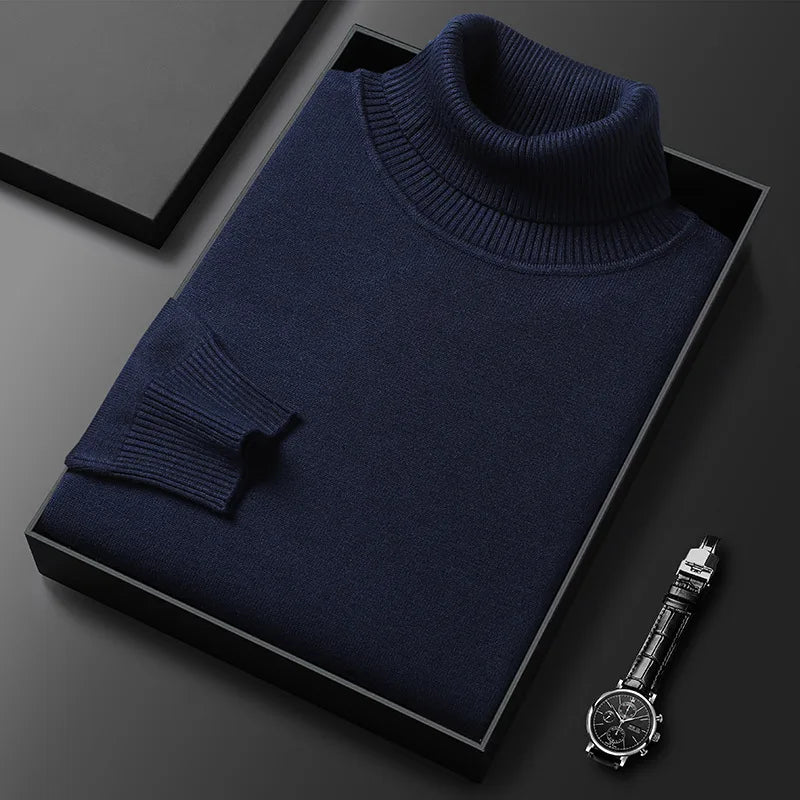 Lucian | Jersey de cuello alto de cashmere