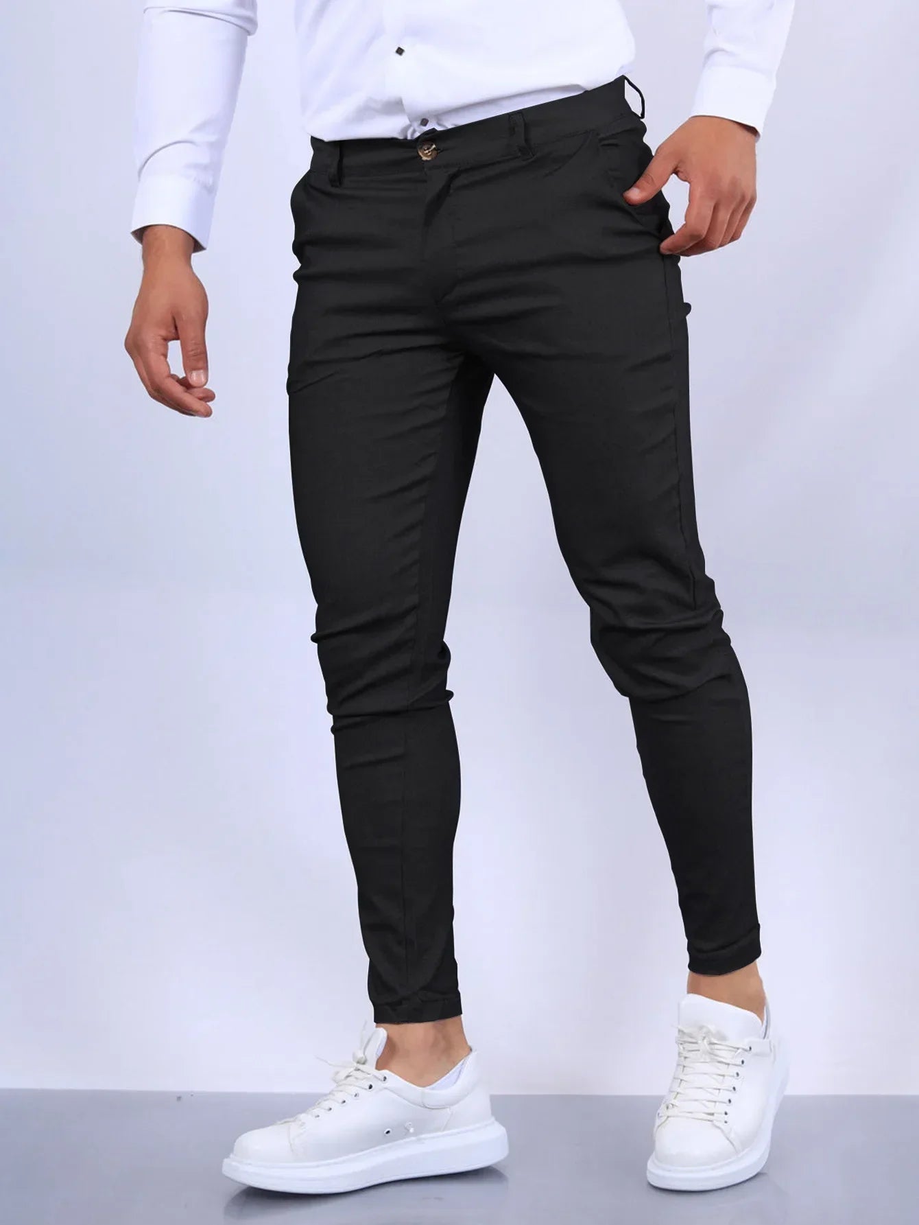 Edwin - Pantalones elásticos elegantes para hombre