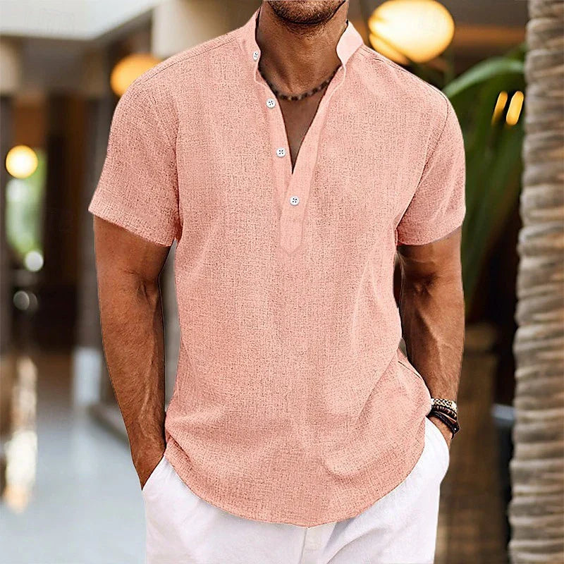 Arsenio™ Camisa Casual Transpirable de Algodón Premium