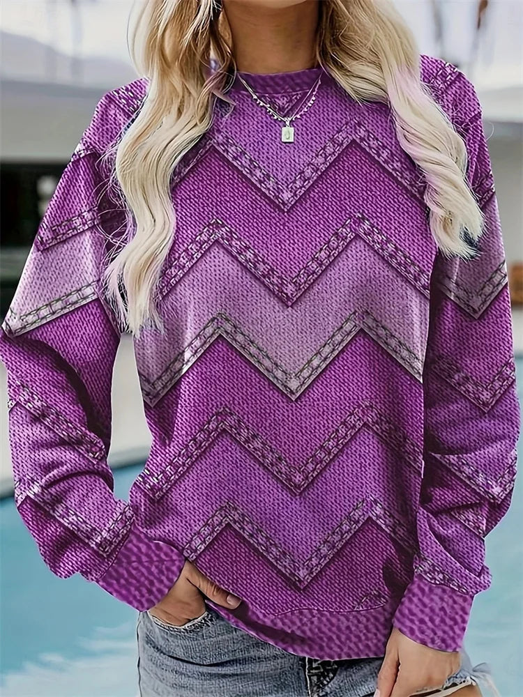 Ester - Jersey de cachemir con diseño geométrico