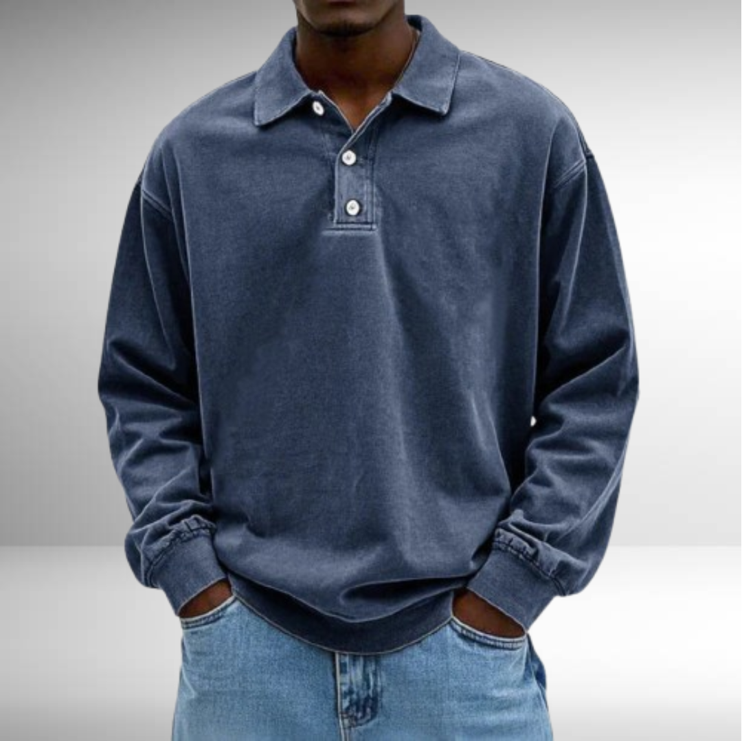 Arnaud™ | Polo casual de manga larga