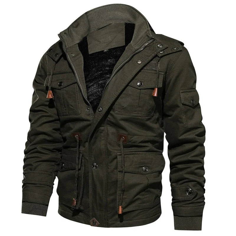 Logan™ | Chaqueta de estilo militar con forro cálido