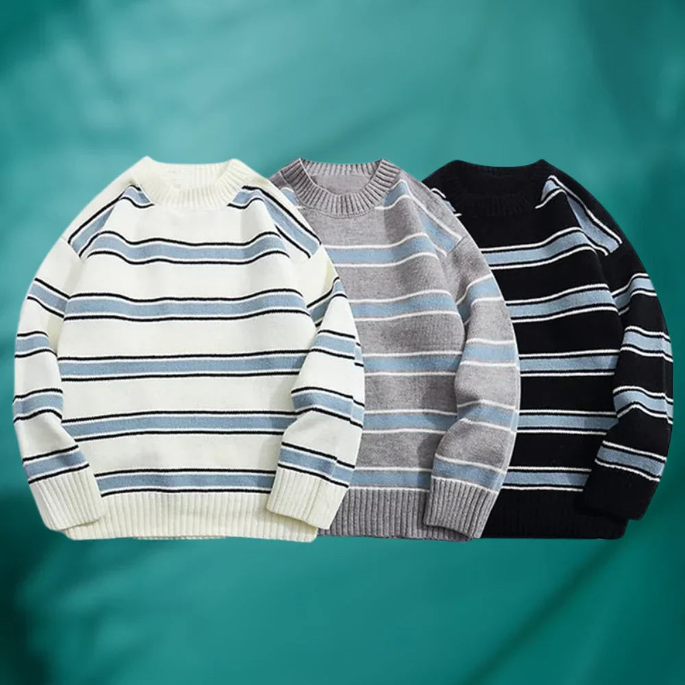 Katherine | Jersey a Rayas en Lana de Cachemira