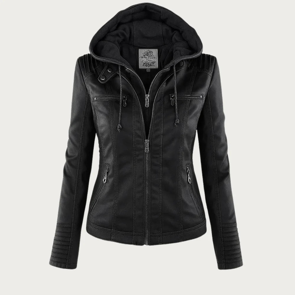 Monika | Cazadora de cuero elegante y resistente