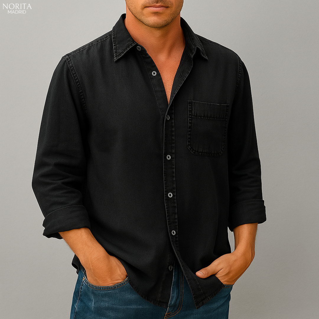 Agustín - Camisa de manga larga casual