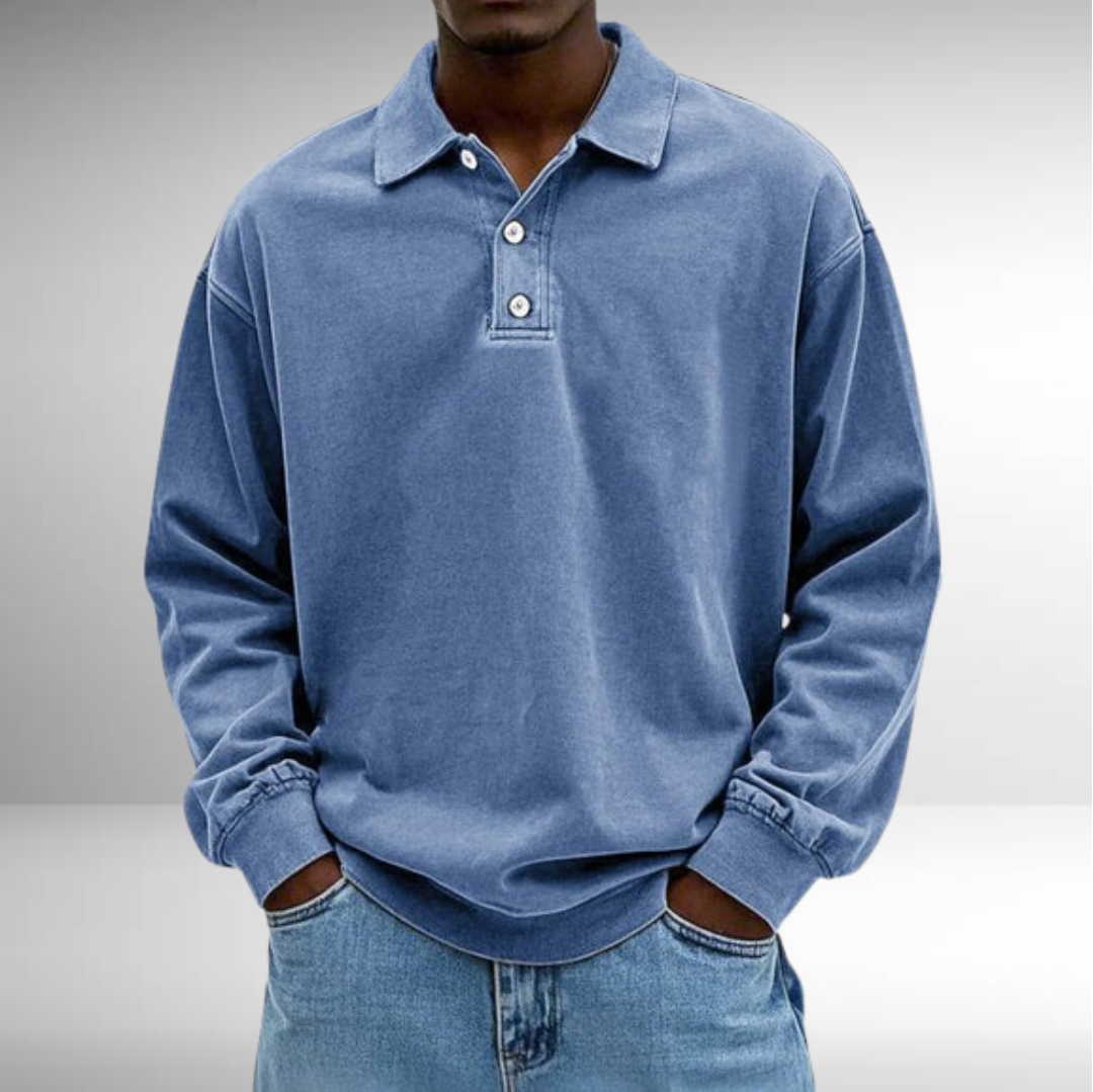 Arnaud™ | Polo casual de manga larga