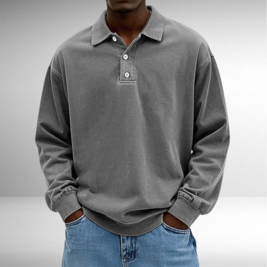 Pack de 4 Polos Casuales de Manga Larga - Arnaud™