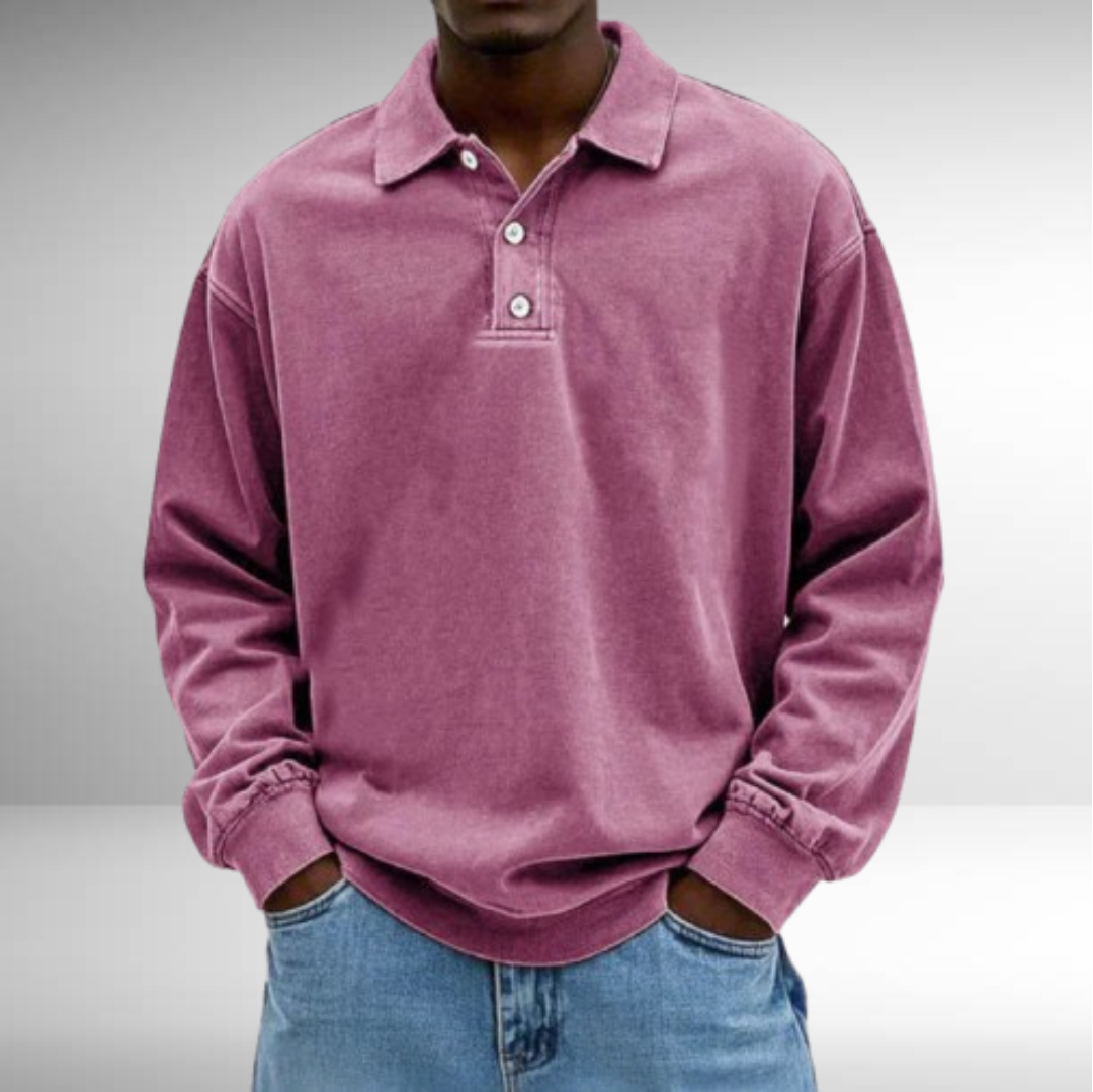 Pack de 4 Polos Casuales de Manga Larga - Arnaud™