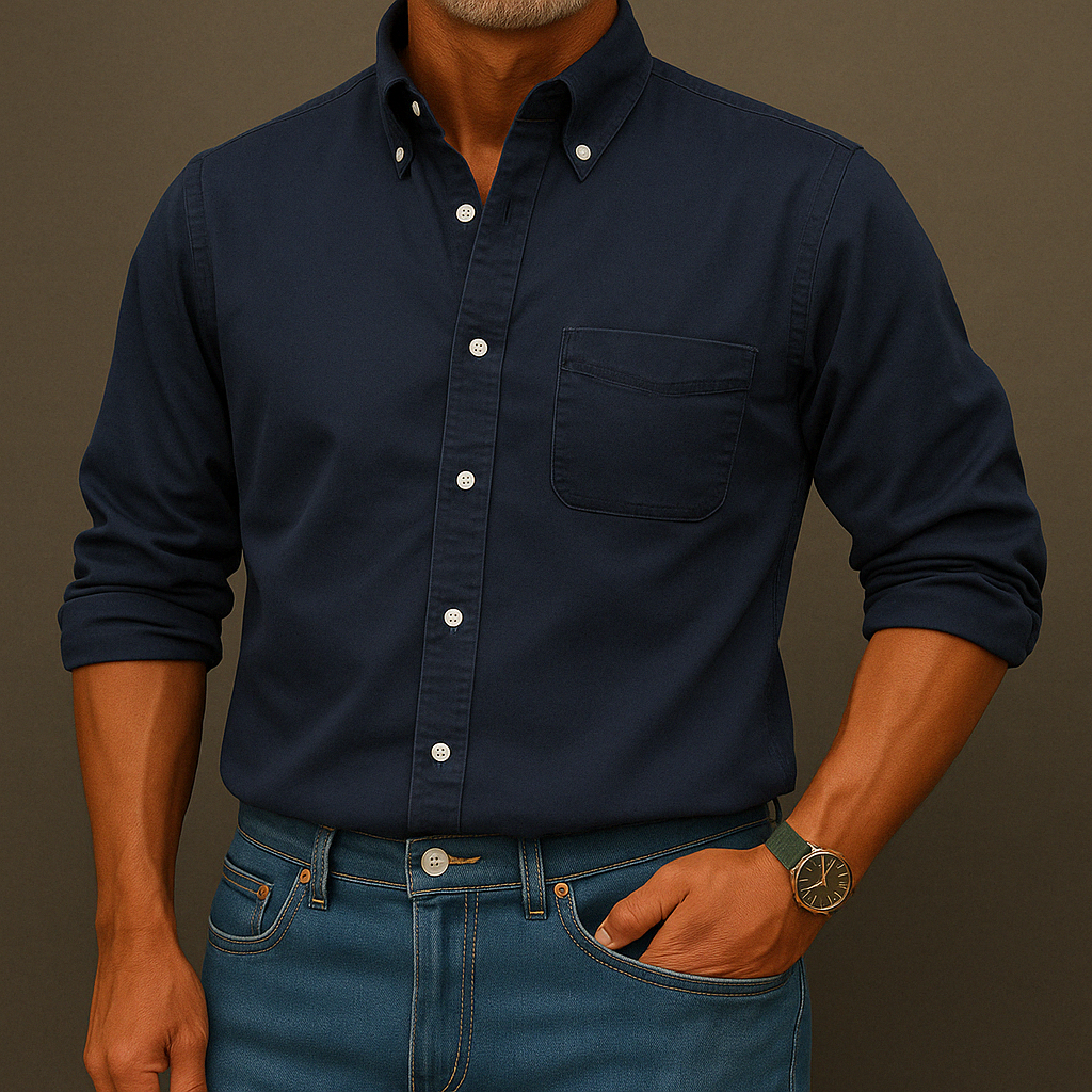 Roberto™ Camisa Clásica de Manga Larga