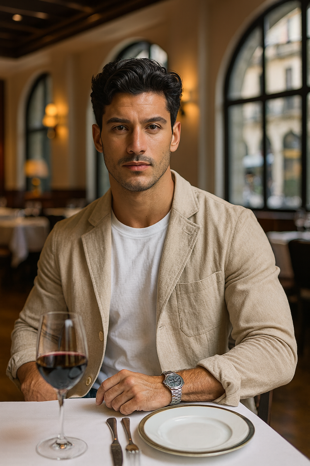 Renzo | Americana de lino para hombre