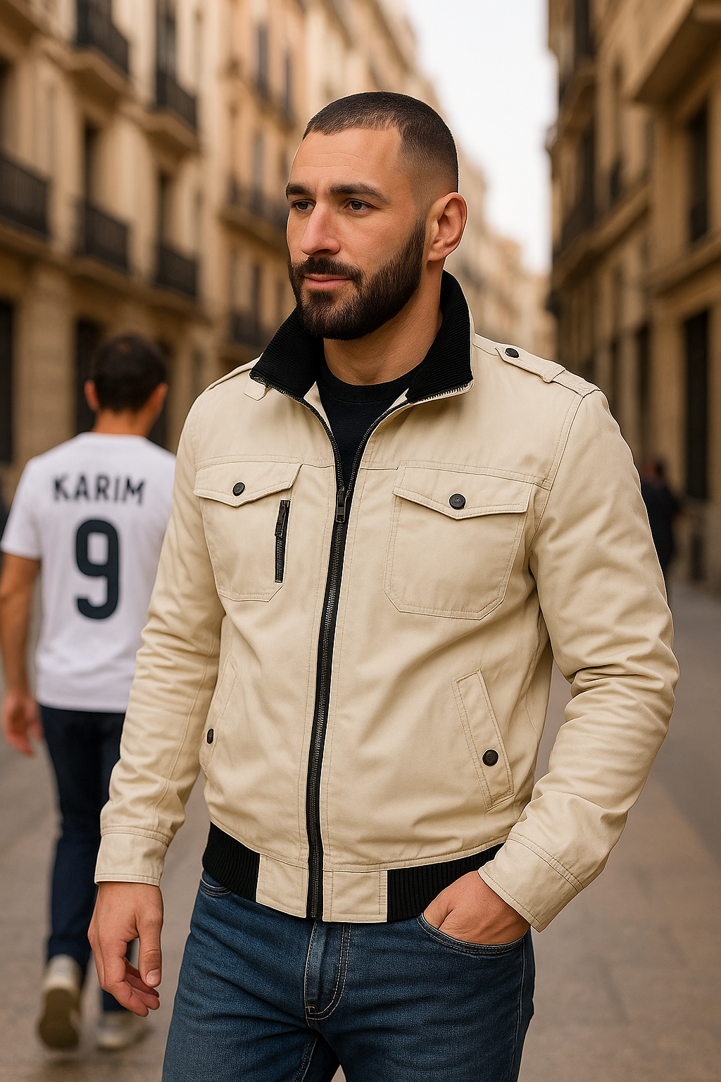 Karim | Chaqueta bomber con múltiples bolsillos