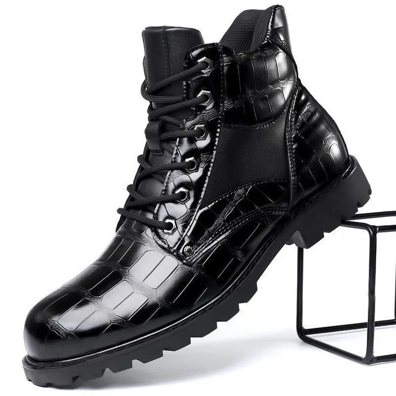 Bart™ | Botas de piel de cocodrilo