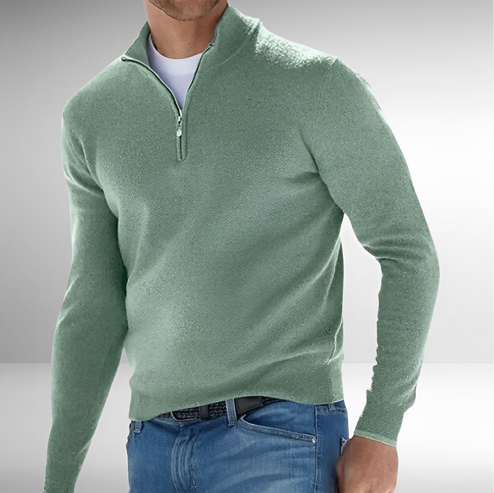 Raphael™ - Jersey de Lana Premium con Cremallera