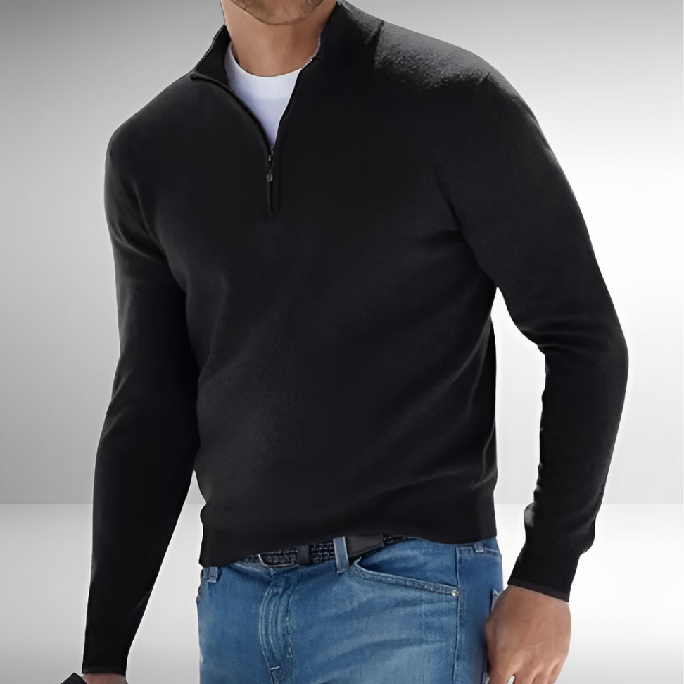 Raphael™ - Jersey de Lana Premium con Cremallera