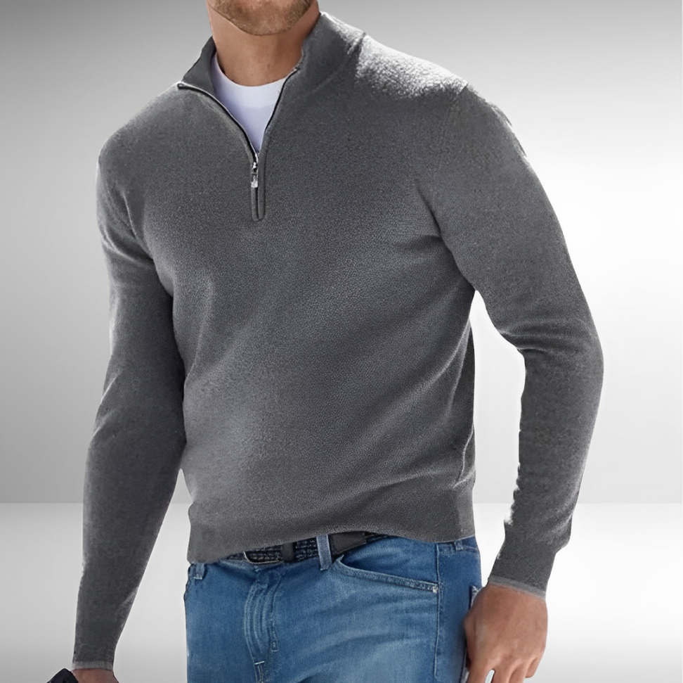 Raphael™ - Jersey de Lana Premium con Cremallera