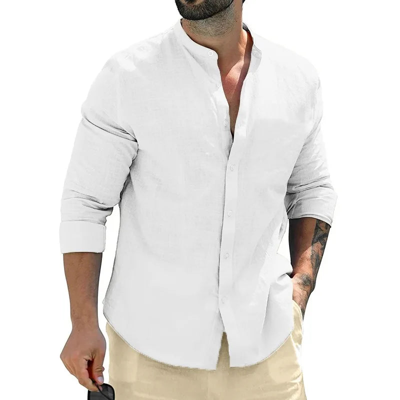 Ernesto™ Camisa Casual Premium de Manga Larga