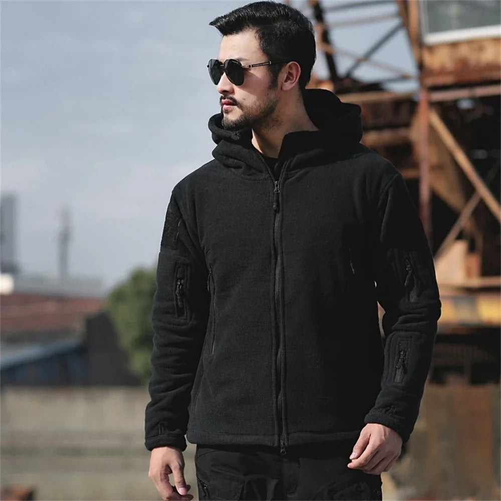 Ross | Chaqueta Polar Térmica con Capucha y Bolsillos