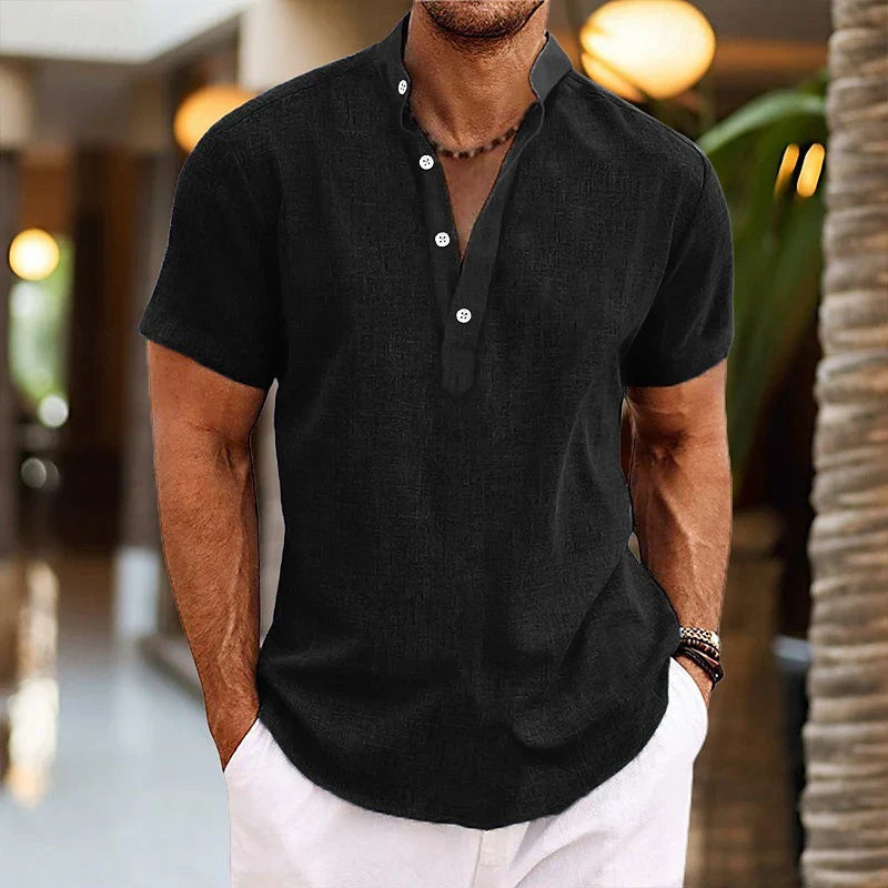 Arsenio™ Camisa Casual Transpirable de Algodón Premium