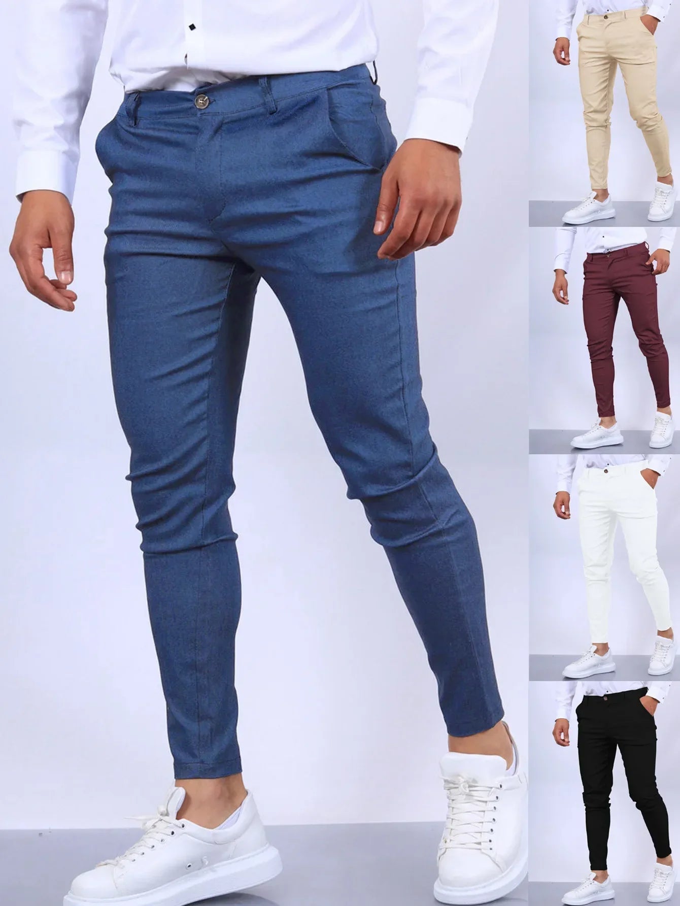 Edwin - Pantalones elásticos elegantes para hombre
