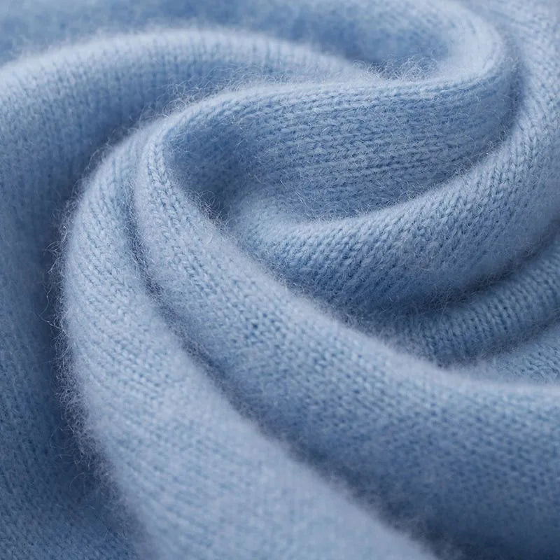 Mario - Camiseta de punto de cachemira para hombre