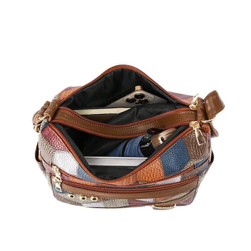 Alicia - Bolso bandolera de cuero hecho a mano