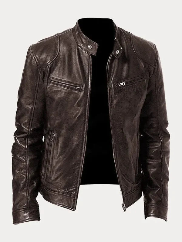 Luke | Chaqueta de Cuero Elegante para Hombre