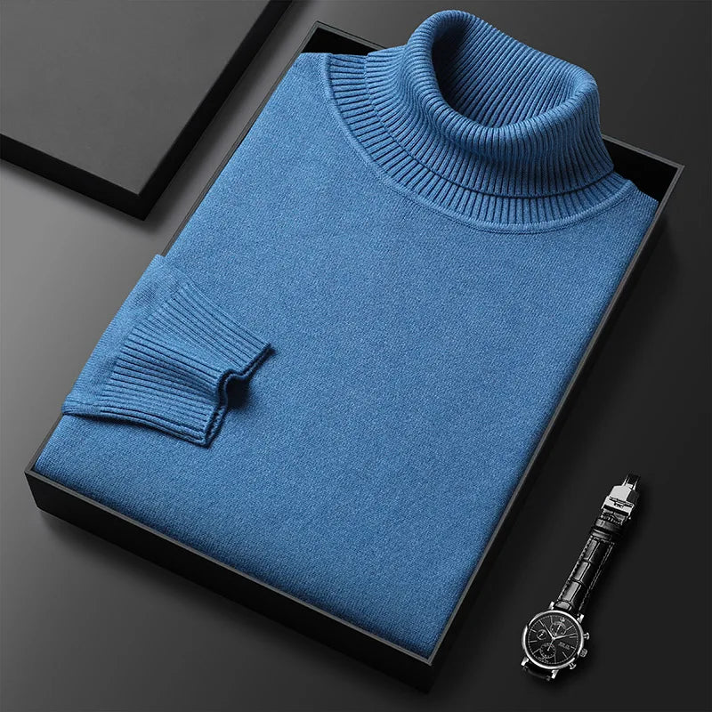 Lucian | Jersey de cuello alto de cashmere