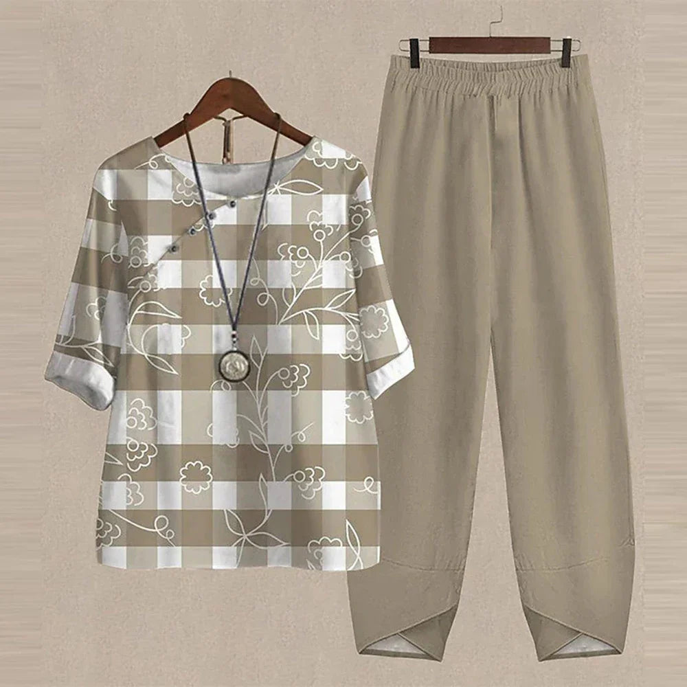 Daiana | Conjunto de Lino – Comodidad & Chic