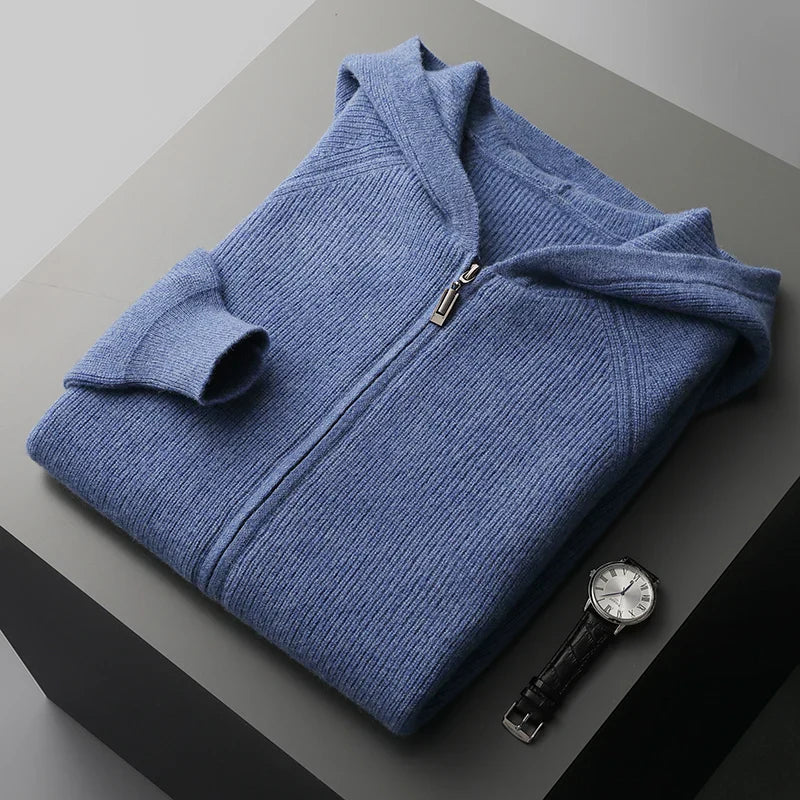Luciano Greco | Wool Zip Hoodie