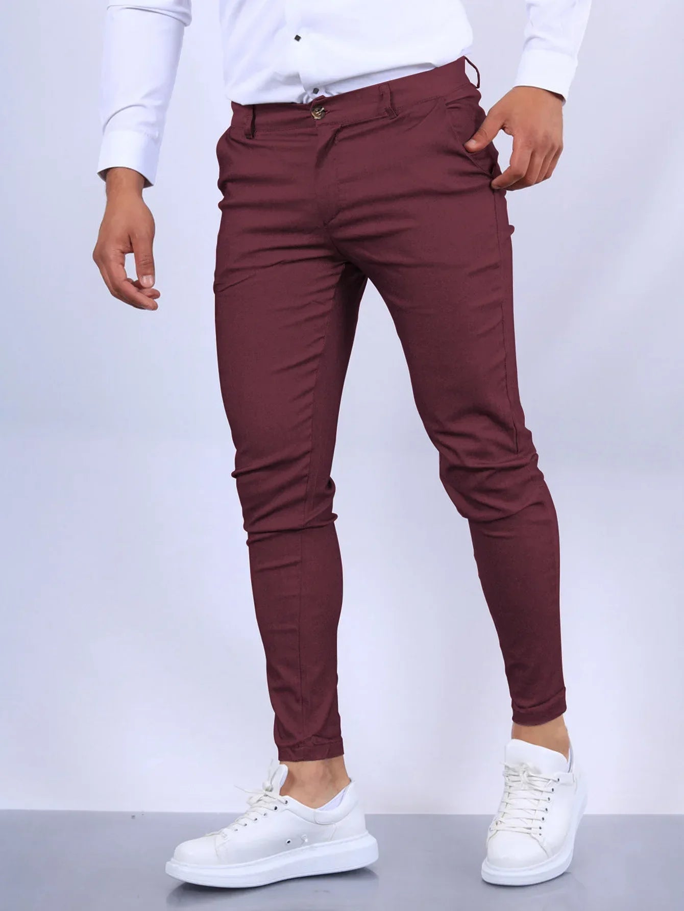 Edwin - Pantalones elásticos elegantes para hombre