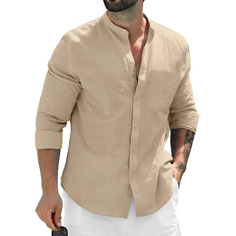 Ernesto™ Camisa Casual Premium de Manga Larga