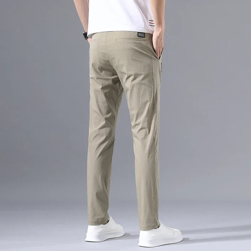 Eden - Pantalón chino clásico para hombre