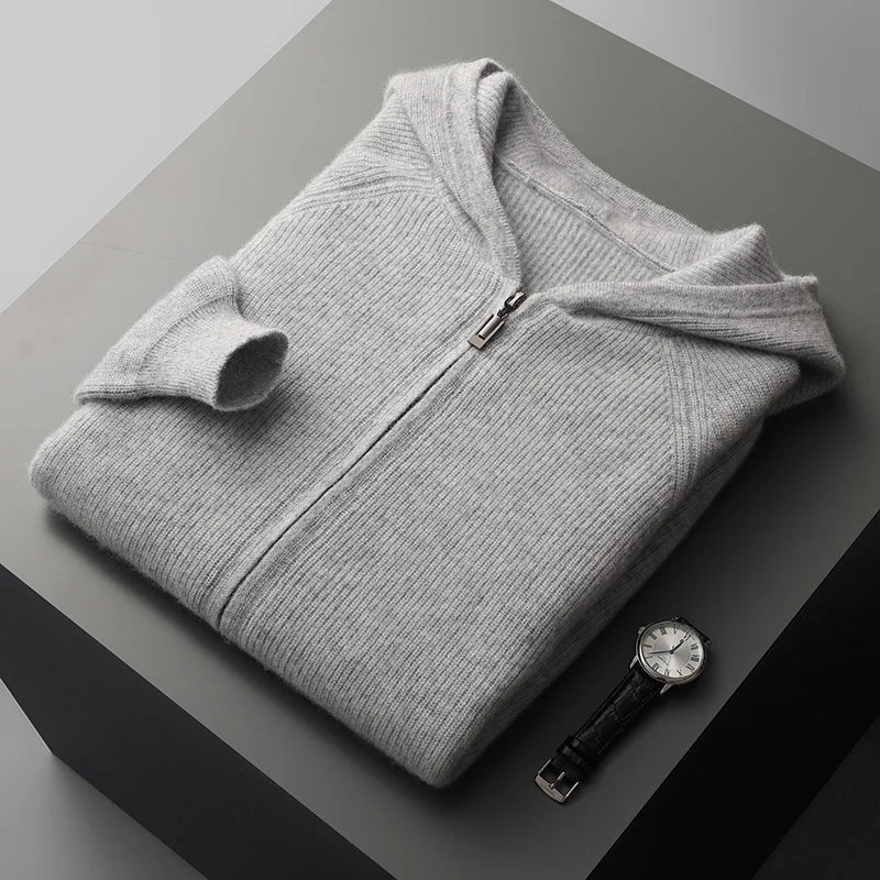 Luciano Greco | Wool Zip Hoodie