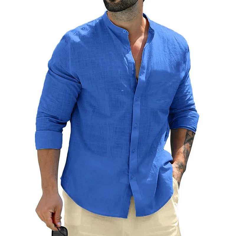 Ernesto™ Camisa Casual Premium de Manga Larga