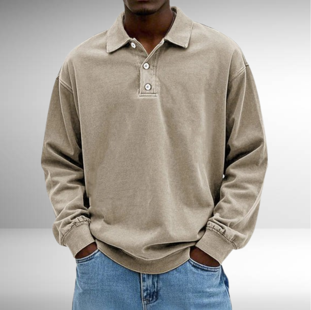 Pack de 4 Polos Casuales de Manga Larga - Arnaud™