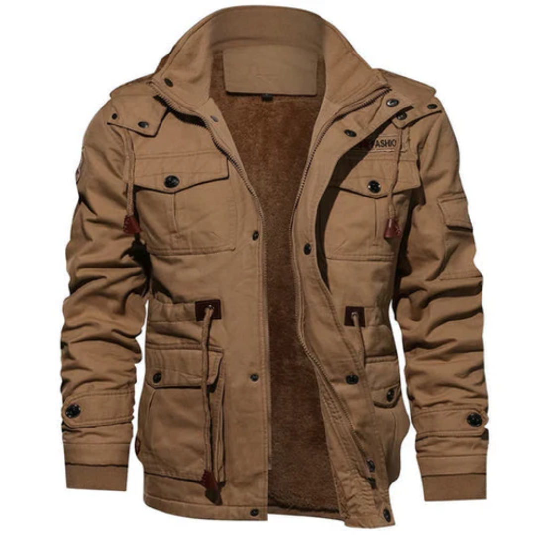 Logan™ | Chaqueta de estilo militar con forro cálido