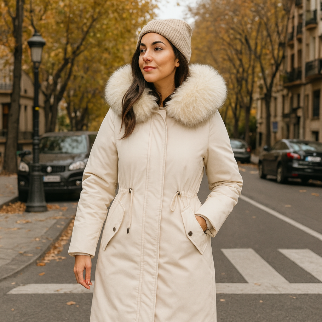 Freya | Chaqueta de invierno para mujer con capucha y cuello suave