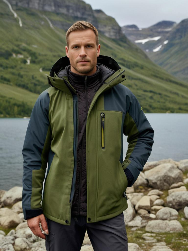 Chaqueta impermeable y duradera